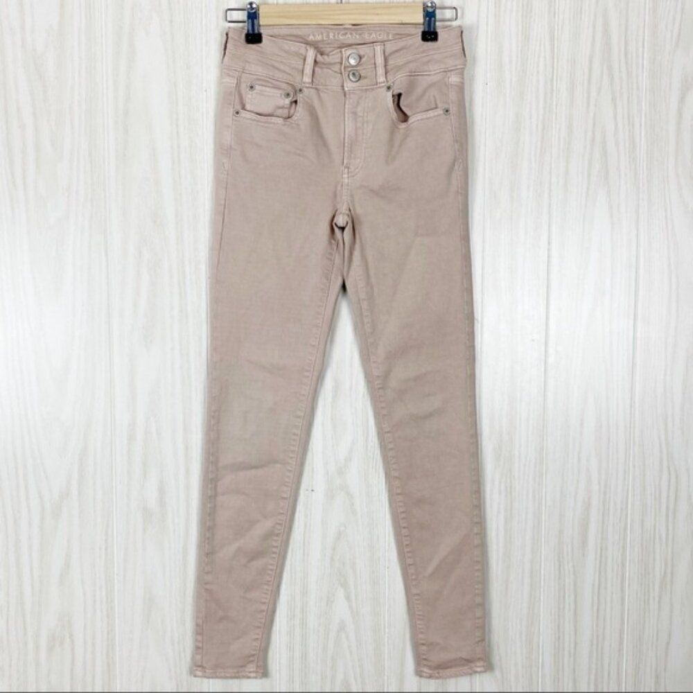 High-Rise Skinny Jeans in Blush for Women